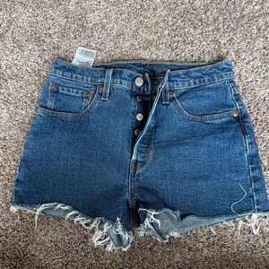 Levi's Classic Blue Jean Shorts